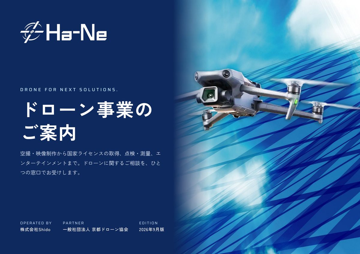 Ha-Ne 事業案内パンフレットの表紙